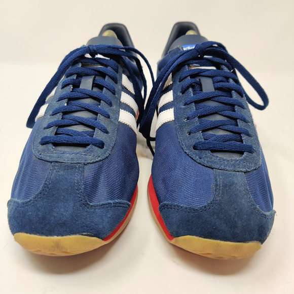 Adidas Country OG Sneakers Shoes Mens 10.5 Blue White Red EE5744 Retro Rare main image 9
